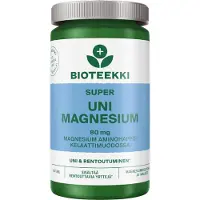 Raw Organic Bioteekki Super Uni Magnesium ravintolisä 60 tabl.