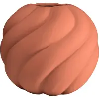 Cooee Design Twist ball maljakko 20 cm Brick red