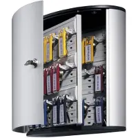 Durable Key Box 36, Alumiini, Hopea, 302 x 118 x 280 mm (195223)