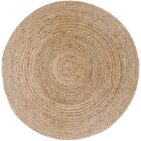 Hobby Hall Pyöreä matto 180 cm luonnonjuuttia - JUTA
