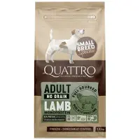 Quattro SB kuivarehu aikuisille pienten rotujen koirille karitsan kanssa, 7 kg