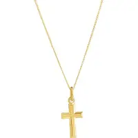 Top Gold hopeinen risti kullattu 5256721500