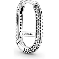 Pandora Me hopeinen pavé korvakoru 299682C01