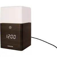 Karlsson KA5798BK Frosted Light LED Black herätyskello