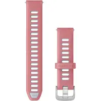 Garmin Quick Release silikoniranneke 18 mm vaaleanpunainen-harmaa 010-11251-A5