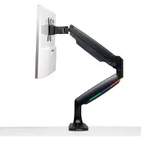 Kensington SmartFit One-Touch monitorivarsi yhdelle näytölle, Puristin, 9 kg, 33 cm (13"), 86,4 cm (34"), Korkeudensäätö, Musta