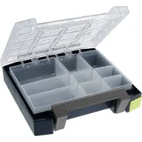 Raaco Lajitelmalaatikko 25 lokeroa 421x361x55mm