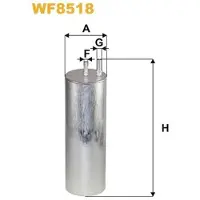 WIX FILTERS Polttoainesuodatin WF8518