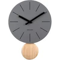 Karlsson seinäkello Arlo Pendulum matt dark grey KA5967GY
