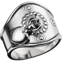 Kalevala Koru Sydänsormus hopea 2401170175