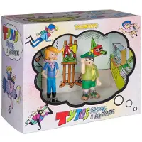 Tisso Toys Romek And Atomek Tv Display Figure Monivärinen