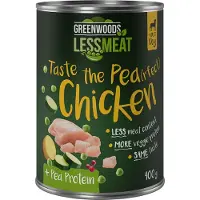 Greenwoods 6x400g Less Meat Peas voimakkaat herneet kana