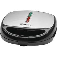 Clatronic ST/WA 3670 voileipägrilli 800 W musta, ruostumaton teräs