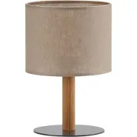 TK Lighting Pöytävalaisin Deva Nature, tekstiili, puu Nature , Vaalea puu, Olohuone/ruokailutila, Puu, Skandinaavinen