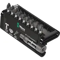 Wera Minikoon mac-tarvikesarjat WE05057684001; Bit-Check 10 PZ Impaktor 1; 10 kpl.; + pidike