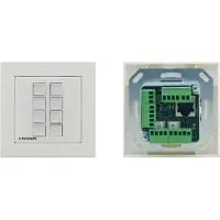 Kramer RC-308/EU-80/86(W) 8–BUTTON ETHERNET AND KNET 1-GANG CONTROL KEYPAD, POE (30-804701590)