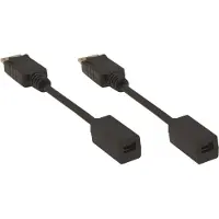 Kramer ADC-DPM/MDPF DISPLAYPORT (M) TO MINI DISPLAYPORT (F) ADAPTER CABLE (99-97220005)