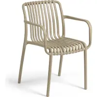 Kave Home Isabellini-tuoli beige muovi