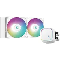 DeepCool LE520 WH, All-in-one-nesteenjäähdytin, 12 cm, Valkoinen (R-LE520-WHAMMN-G-1)