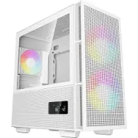 DeepCool CH360 Digital -micro-ATX-kotelo RGB-valaistuksella, valkoinen