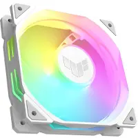 Asus TUF Gaming 120 mm ARGB case fan white transparent with Aura Sync 28 mm (90DA0093-B09000)
