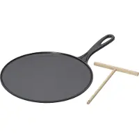 Le Creuset -lettupannu valurauta Ø 27 cm Matte black