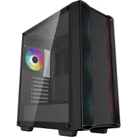 DeepCool CC560 ARGB V2 -miditornikotelo RGB-valaistuksella, musta