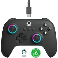 8Bitdo Ultimate C Wired -langallinen peliohjain, tummanharmaa, Xbox