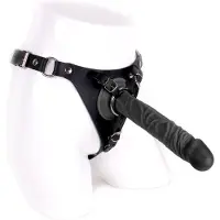 Kiotos COX COX Strap-On + Dildo Black 23cm