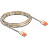 DeLOCK – RJ45 Network Cable Cat.6A U/UTP Slim 5 m transparent (80356)