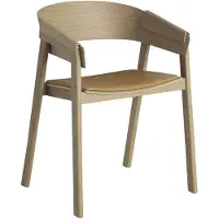 Muuto Cover tuoli - Refine Leather Cognac Oak