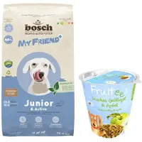 Bosch My Friend 2x12kg My Friend+ Dog Junior & Active koiranruoka