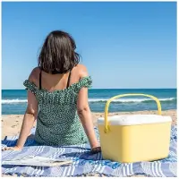 InnovaGoods Kova Kannettava Jäähdytin - - 15 L - Retrodesign - Monitoiminen Kansi - Kevyt ja Käsiteltävä