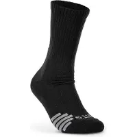 5.11 Tactical Duty Ready Plus Crew Socks (3-Pack) (Color: Black, Size: Small (<40))