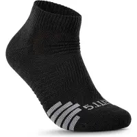 5.11 Tactical PT-R Plus Ankle Sock (3-Pack) (Color: Black, Size: Large (44.5+))