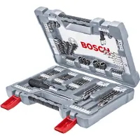 Bosch Premium X-Line, Porausvääntö, Poranteräsarja, Betoni, Metalli, Puutavara, 3 - 10, 2 - 6, Harmaa, Ruostumaton teräs