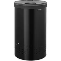 Brabantia pyykkikori muovikannella 60 L Mattamusta