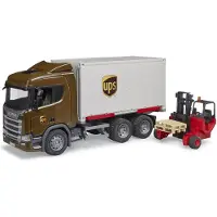 BRUDER Rekka - UPS Scania Super 560R M. Trukki - 03582 - - OneSize - Autot