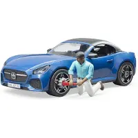Herma Lelu Urheiluauto kuljettajalla (1:16),