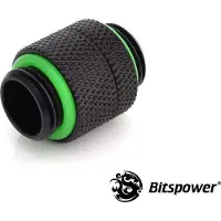 Bitspower G1/4" Matt Musta Rotary G1/4" Extender