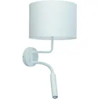Nowodvorski Lighting Hotel seinävalaisin E27+G9 50cm valkoinen