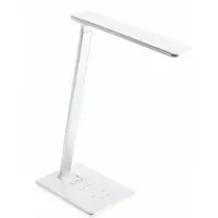 GTV Pöytävalaisin, lamppu Tritton, 6W, 340lm, 4-CCT, USB, valkoinen, LB-TRIT6W-00-DEC,