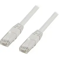 Deltaco – Verkkokaapeli, Cat6, U/UTP, 24 AWG, LSZH, 15 m, valkoinen (210005)