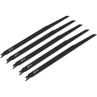 Faster Tools Varasahanterät 5 kpl puulle 240x19x1,2 mm (8796).