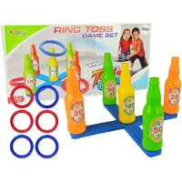 Lean Sport Hoop Toss Game Värilliset pullot Pisteet