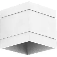 LAMPEX Seinävalaisin Quado DELUXE A White
