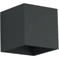 LAMPEX Seinävalaisin Quado A Black
