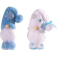 CANN Joulu Pysyvä lumihiutale Gnomes Valkoinen ja sininen NYG099