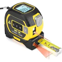 Hobby Hall 5 metrin mittanauha ja 40 metrin lasermittalaite LCD-näytöllä