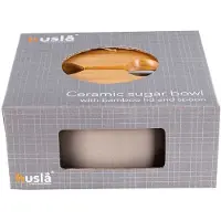 Husla keraaminen sokerikulho ja lusikka (HYGGE)
